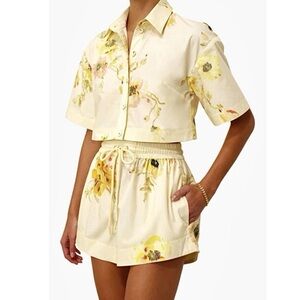 Zimmermann Floral Print Two-Piece Set
